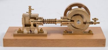 A scratch built brass model of a Mottlau & Svenden 1890 pattern rotary steam engine:,