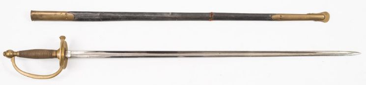 An American M 1840 pattern NCO sword:,