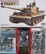 Tamiya, 1/25 scale Tiger 1: plastic construction kit, boxed.