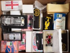 Various makers, a collection of white metal constructed Formula 1 cars:,