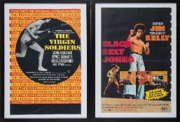A British double crown poster for Jim Kelly in 'Black Belt Jones':,
