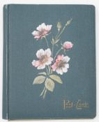 An Edwardian postcard album of fairground postcards:, including Mull Fair, Portsdown and others,
