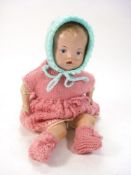 An early 20th century composition doll by 'A Reliable Doll' company, Canada:, circa 1920,