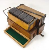 A collection of early 20th century 3 inch diapositive lantern slides:,