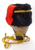 A Royal Horse Artillery Other Ranks busby: with liner.