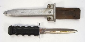 A Siebe-Heinke 'Underwater Swimming Knife':,