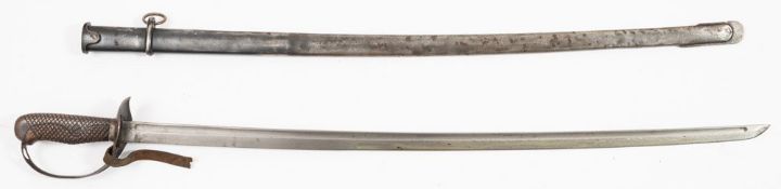 A Japanese 1877 pattern cavalry trooper's sword:,