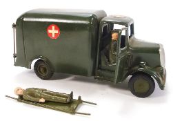 Britains from set 1512, Army Ambulance:, 2nd 1958-56 version, round nose grill,
