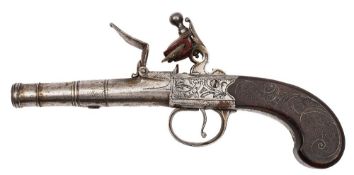 An 18th century flintlock pistol by Grice, London:,