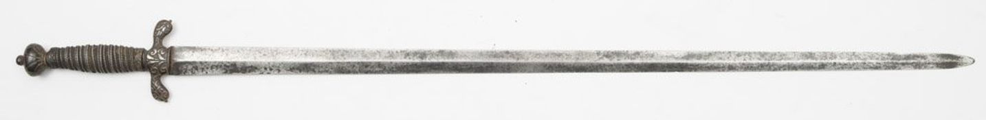 A mid-17th century pillow sword:,