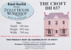 An Easi-build Doll's House Workshop 'The Croft DH037':, unopened in original box and wrapping,