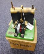 A live steam 'Model Major 1550' Twin cylinder steam engine by SEL, (Signalling Equipment Ltd):,