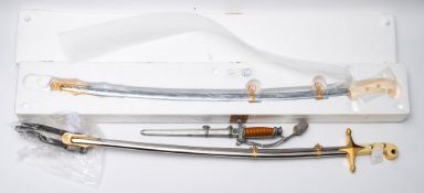 A late 20th century Unites States Marines mameluke sword by Wilkinson, London:,