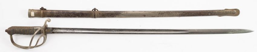 An Edwardian 1822 pattern Artillery Officer's dress sword:,