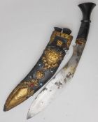A late 19th century kukri:,
