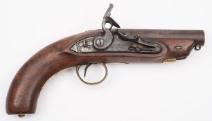 A 19th century Coastguard pistol by Tower , London:,