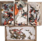 Britains and others, a mixed collection of various figures:, including an Army band,