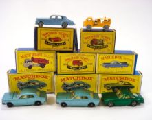 Lesney Moko and others 1-75 series diecasts: eight various vehicles, all boxed.