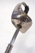 A George VII Officer's dress sword by F W Flight, Winchester:,
