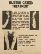 Two Home Office (ARP Department) Anti Gas Instructional posters:, number 4 and number 11, 97 x 77cm.