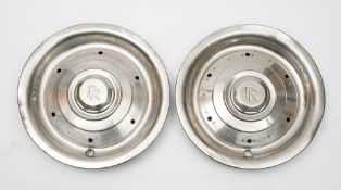 Two Rolls-Royce Parts service 'UG4363 wheel discs' in original boxes:. (2).