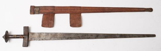 A North African Tuareg sword (Takuba):,