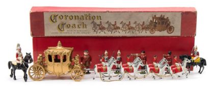 Matchbox / Early Lesney - a boxed large scale Coronation Coach:,