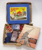 A Bayko Building set No 1 in original box with instructions:, (contents unchecked for completeness),