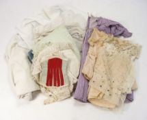 A small collection of Victorian and later baby's/doll's clothes:,