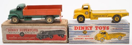 Dinky 533 Leyland cement Wagon in 'Ferrocrete' yellow, in box:,