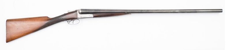 A 12- bore side by side double barrelled shotgun by Cogswell and Harrison:, number 20622,