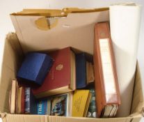 An RAF radiator badge together with a collection of motoring books and ephemera:,