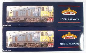 Two Bachmann Branch-Line OO/HO scale 32-035DS Class 20 Diesel 20034 in BR blue:, DCC sound,