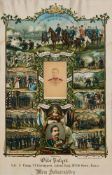 An early 20th century German Imperial Attestation certificate to Otto Patzer,