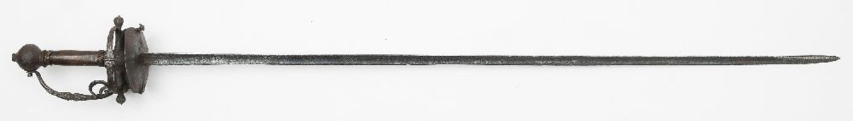 A mid-17th century English rapier:,
