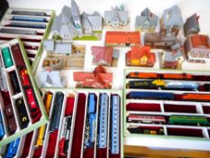 A collection of N gauge American livery locomotives:,