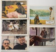 A set of eight lobby cards for 'The Graduate':,