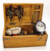 A cased 'Knotmaster MkIII' ship's log by T.