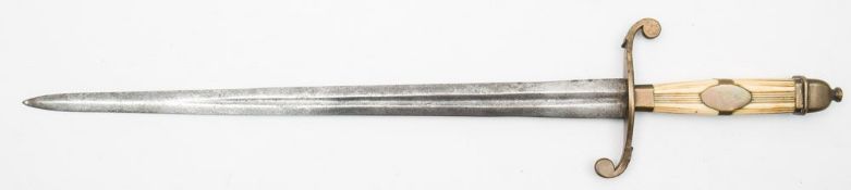 A late 18th/early 19th century British Naval dirk:,