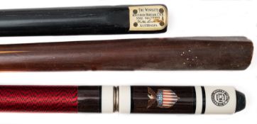 A 17oz Walter Lindburn, 'World's Record Break Cue..