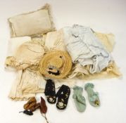A collection of 19th century and later children's and doll's clothes:,
