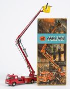 Corgi Major No 1127 Bedford TK Simon Snorkel Fire Engine:, red with silver platform,