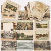 A collection of Edwardian and later postcards:,