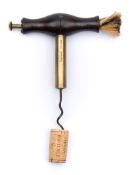 A rare Charles Hull's patent 'Presto' mechanical corkscrew:,