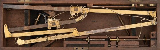 A lacquered brass pantograph by Stanley, London:,