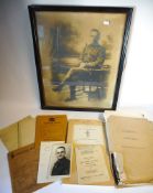 A collection of WWII notebooks and publications relating to a No 11 Predictor for the AA Command