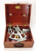 An 8 inch radius vernier sextant by Freiberger Prazisionmechanik, Germany:,