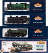 Bachmann, OO/HO gauge: includes a 2-6-0 locomotive No 7332 with six wheel tender in BR green livery,