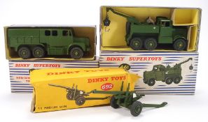 Dinky Military group:, No 661 Scammell Recovery Tractor,