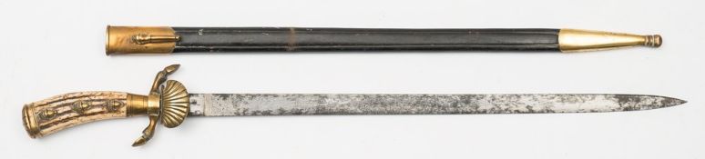 A 19th century German hunting sword:,